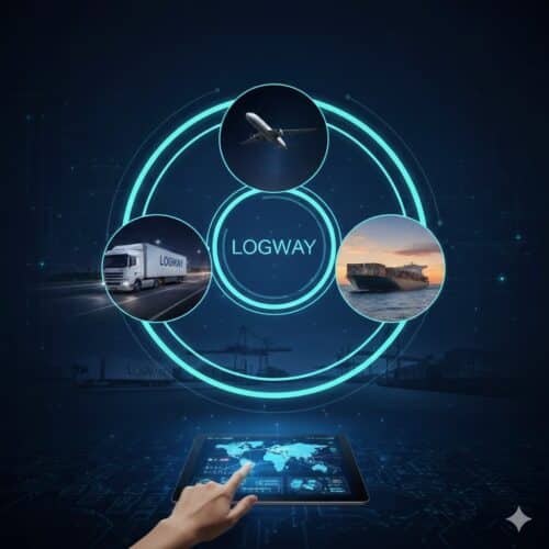 Logistické služby – cestná, letecká a lodná doprava so skladovaním zásielok.